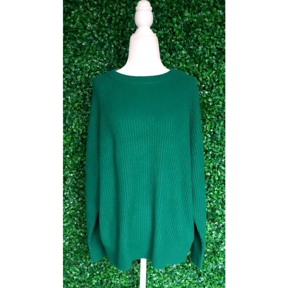 J.Crew Ribbed cashmere oversized crewneck sweater - Picture 3 of 10